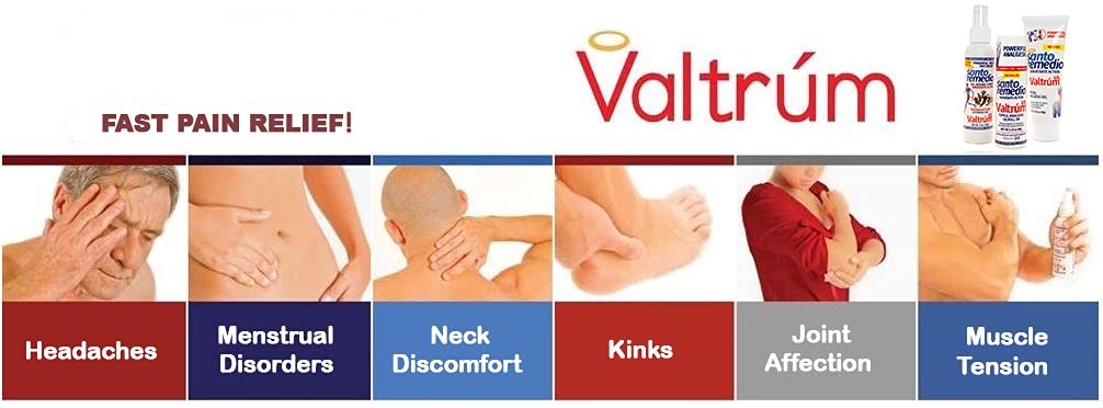 Valtrum Santo Remedio Pain Relief Spray, 4 Oz Valtrum Au supplements