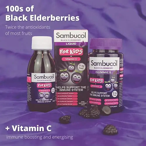 SAMBUCOL KIDS GUMMIES 30'S, 30 Count (Pack of 1) Sambucol Au supplements