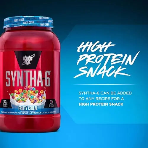BSN SYNTHA-6 Whey Protein Powder with Micellar Casein, Milk Isolate, Fruity Cereal BSN Au supplements