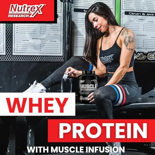 Nutrex Research Whey Protein Powder, Chocolate Muscle Infusion Whey Isolate w/EAA Nutrex Research Au supplements