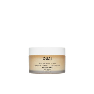 OUAI Scalp & Body Scrub Travel Size, Melrose Place - Exfoliating Body Scrub with Sugar & Coconut Oil Blend for Smooth, Moisturized Skin - Gentle for Removing Product Build Up (3.4 Oz) OUAI Au supplements