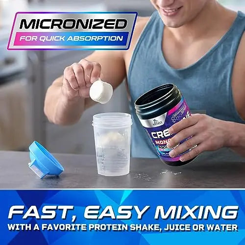 Micronized Creatine Monohydrate Powder - 100% Pure Unflavored Creatine Powder Nature's Nutrition Au supplements