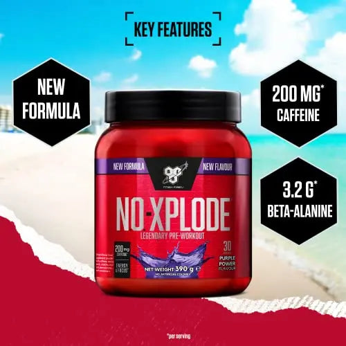 BSN Nutrition N.O.-Xplode Pre Workout Powder Food Supplement, Energy and Focus BSN Au supplements