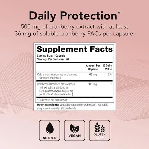Theralogix TheraCran One Cranberry Capsules - 90-Day Supply - Cranberry Supplement Theralogix Au supplements
