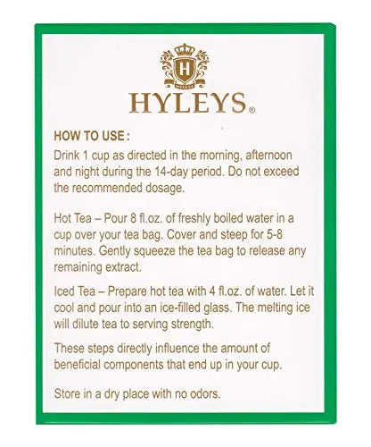 Hyleys Detox Tea 14 Days Kit - 42 Tea Bags - Herbal Supplement - Mother's Mother's Day HYLEYS Au supplements
