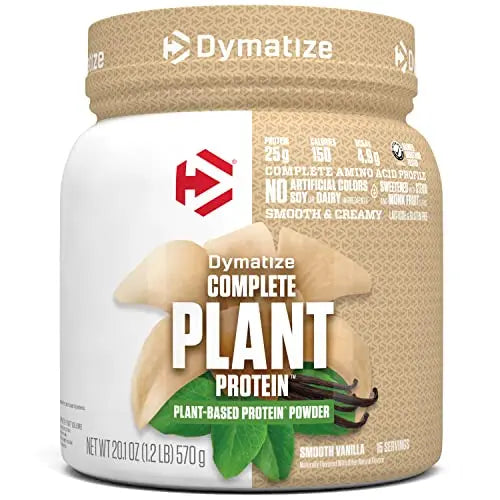 Dymatize Vegan Plant Protein, Smooth Vanilla, 25g Protein, 4.8g BCAAs, Complete Dymatize Au supplements