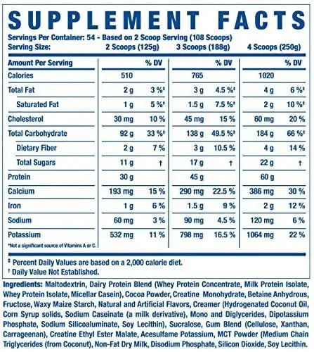 Ronnie Coleman Signature Series King Mass XL Mass Gainer Protein Powder, Muscle Gaine Ronnie Coleman Signature Series Au supplements