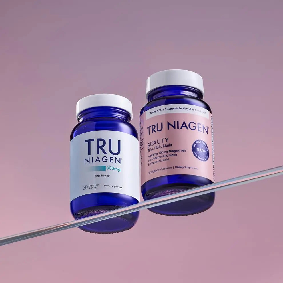 TRU NIAGEN 300mg + Beauty Bundle. A Comprehensive Bundle for Daily NAD+ Support with targeted Beauty Actives for Healthy Skin, Hair, and Nails at The Cellular Level. TRU NIAGEN Au supplements