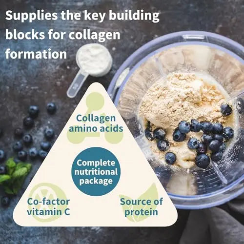 Vegan Collagen Powder, Plant-Based Peptide Protein Supplement with Glycine, 21 Amino Acids & Vitamin C, Complete Collagen Igennus Healthcare Nutrition Au supplements