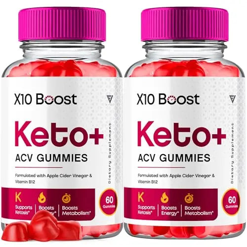 (2 Pack) X10 Boost Keto ACV Gummies, X10 Keto Boost Gummies Advanced Weight Loss Fyvus Au supplements