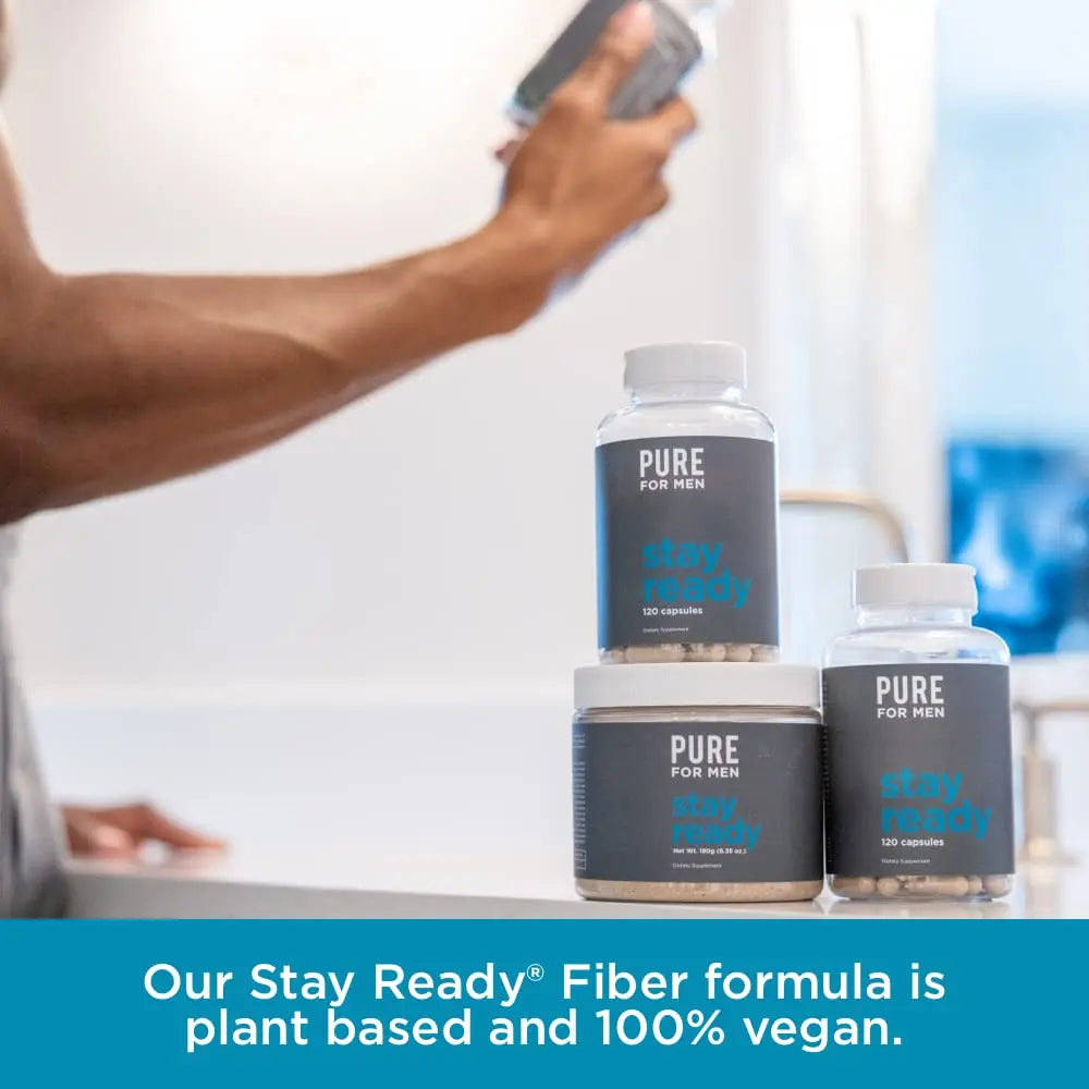 Pure for Men Original Vegan Cleanliness Stay Ready Fiber Supplement Pure for Men Au supplements