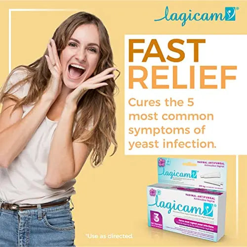 Lagicam Vaginal Yeast Infection, Antifungal 3 Day Miconazole Nitrate Treatment Cream LAGICAM V Au supplements