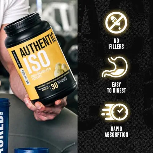 Jacked Factory Authentic ISO Grass Fed Whey Protein Isolate Powder - Low Carb Jacked Factory Au supplements