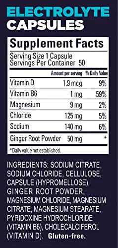 GU Energy Roctane Ultra Endurance Electrolyte Capsules, 50-Count Bottle GU Energy Au supplements