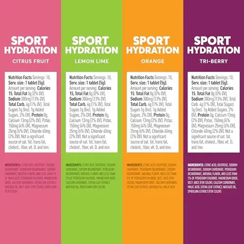 Nuun Sport Electrolyte Tablets for Proactive Hydration, Mixed Citrus Berry Flavors, 4 Pack Nuun Au supplements