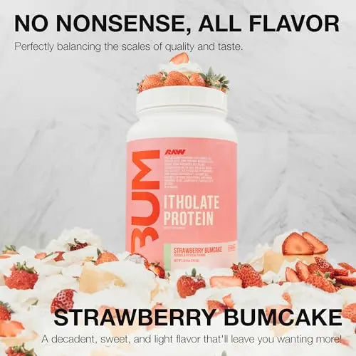 RAW Whey Isolate Protein Powder, Strawberry BumCake (CBUM Itholate Protein) RAW Au supplements