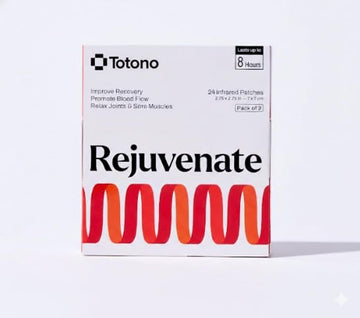 Totono Infrared Therapy Patches – 24 Far‑Infrared Bioceramic Patches (24 Pack) – Drug-Free, Portable, Essential Oil‑Infused for Muscles & Joints Totono Au supplements
