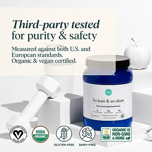 Ora Organic Vegan Protein Powder - 23g Plant Based Protein Powder for Women and Men Ora Organic Au supplements