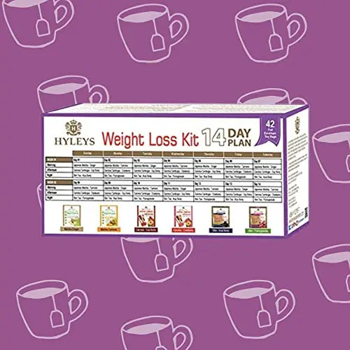 Hyleys 14 Day Weight Loss Tea - 42 Tea Bags (1 Pack), Detox Tea for Cleanse HYLEYS Au supplements