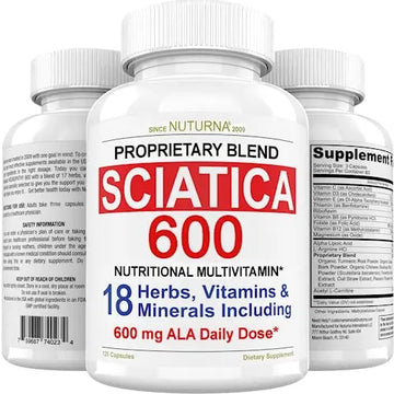Sciatica Supplement with 600 mg Alpha Lipoic Acid - Sciatic Nerve Support Nuturna Au supplements