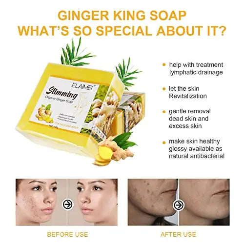 REVIGLAM Ginger Bar Soap, Vegan Slimming Ginger Bath Soap, Effective Weight Loss REVIGLAM Au supplements