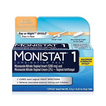 MONISTAT 1-Dose Yeast Infection Treatment, 1 Ovule Insert & External Itch Cream Monistat Au supplements