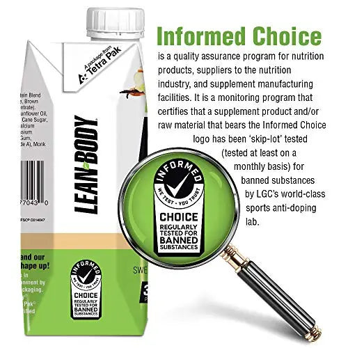 Lean Body Ready-to-Drink, Plant-Based Vegan Vanilla Caramel Protein Shake, 30g Protein Labrada Au supplements