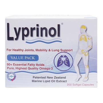 Pharma Lyprinol® Pcso-524® 200 Capsules New Zealand Green Lipped Mussel Extract Oil Joint Health Support & Mobility Lyprinol Au supplements