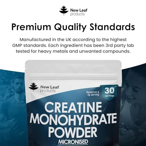 Creatine Monohydrate Powder 100% Pure Micronized Creatine - 150g Increased Absorption NEW LEAF PRODUCTS Au supplements