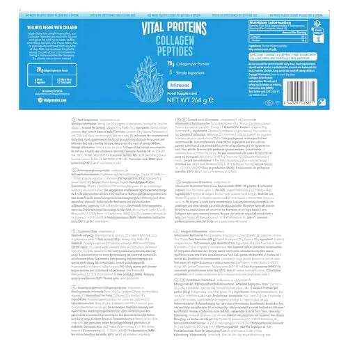 Vital Proteins Collagen Peptides Powder Supplement (Type I, III), Unflavored Hydrolyzed Collagen-Hair, Skin VITAL PROTEINS Au supplements