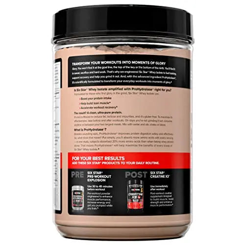 Whey Protein Isolate Six Star 100% Whey Isolate Protein Powder Whey Protein Powder Six Star Au supplements