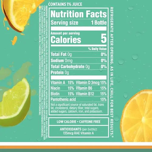 Sparkling Ice, Lemon Lime Sparkling Water, Zero Sugar Flavored Water, with Vitamins Sparkling ICE Au supplements