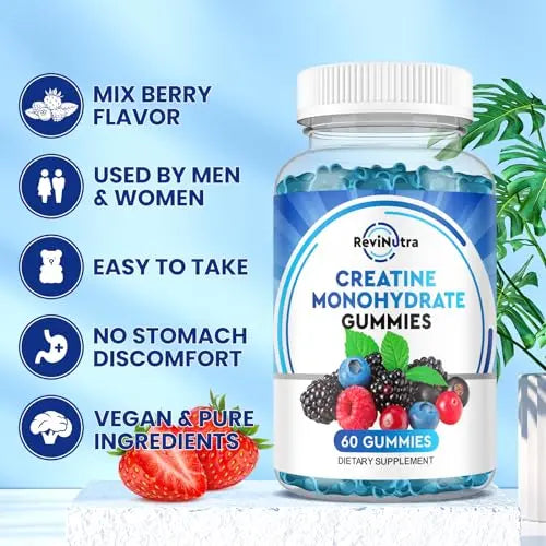 Creatine Monohydrate Gummies for Men & Women, Chewables Creatine Monohydrate My Store Au supplements