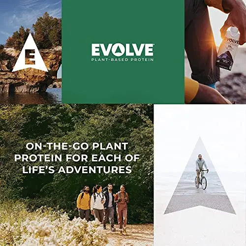 Evolve Plant Based Protein Shake, Café Mocha, 20g Vegan Protein, Dairy Free, No Artificial Evolve Au supplements