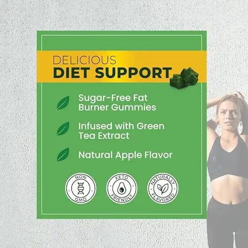 Nobi Nutrition Green Tea Fat Burner Gummies for Weight Loss | Metabolism Boost Nobi Nutrition Au supplements
