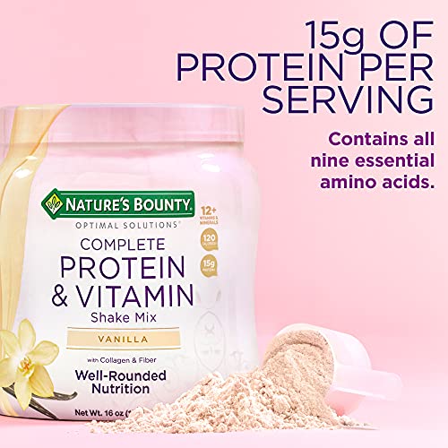 Nature's Bounty Complete Protein & Vitamin Shake Mix with Collagen & Fiber, Contains Vitamin C Nature's Bounty Au supplements