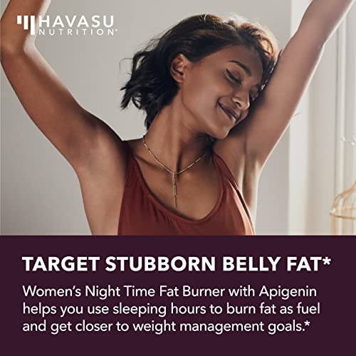 Night Time Fat Burner for Women | Weight Loss and Sleep Support Blend With Apigenin HAVASU NUTRITION Au supplements