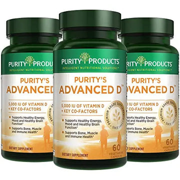 Dr. Cannell's Advanced D - Vitamin D Super Formula - Purity Products (3 Pack) - Packed Purity Products Au supplements