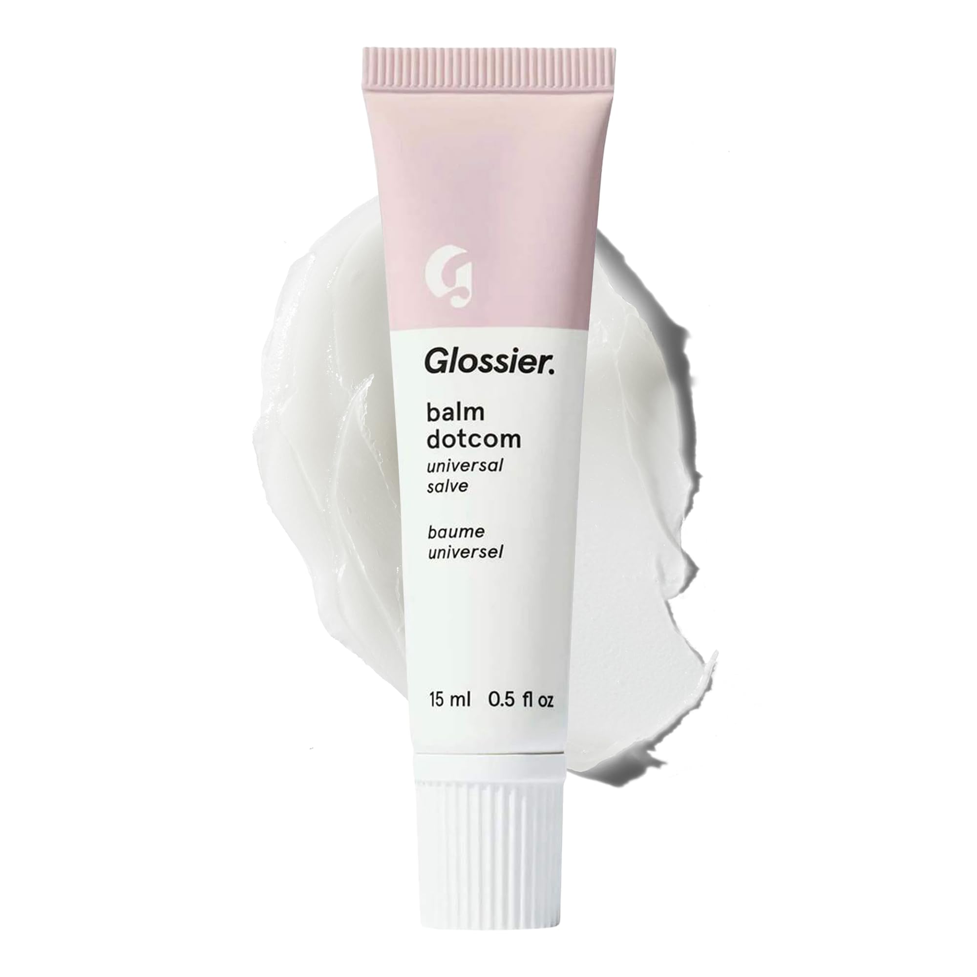 Glossier Balm Dotcom Hydrating Lip Balm - Universal Salve, Up to 12Hr Moisture - Lanolin, Beeswax & Castor Oil for Dry Lips, Cuticles & Skin - Original, Clear Fragrance-Free, 15ml Glossier Au supplements