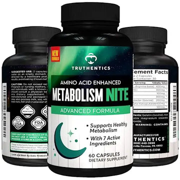 TRUTHENTICS Night Metabolism Booster for Men & Women - Night Time Fat Burner TRUTHENTICS Au supplements