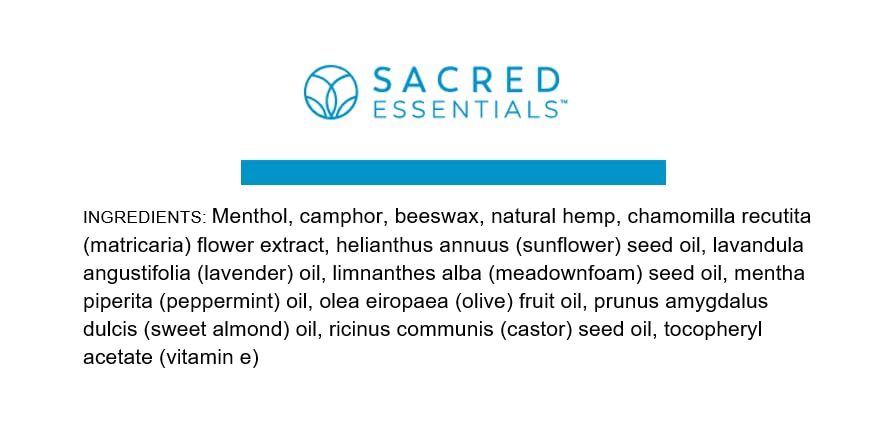 Sacred Essentials™ Extra Strength Hemp Cream, 6 oz, 1500 mg - Ideal for Muscles, HIPS, Joints, Neck, Back, Elbows, Fingers, Hands, and Knees. Made in USA Sacred Essentials Au supplements