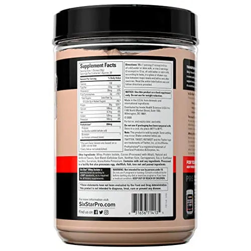 Whey Protein Isolate Six Star 100% Whey Isolate Protein Powder Whey Protein Powder Six Star Au supplements