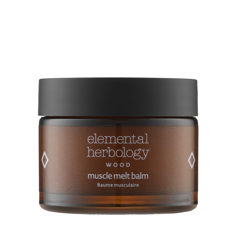 Elemental Herbology Muscle Melt Body Balm 1.7 fl oz – Warming with Ginger, Ho Wood & Turmeric – Comforting Botanical Treatment for Massage & Post-Activity Relaxation Elemental Herbology Au supplements