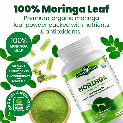 PURA VIDA MORINGA Moringa Capsules Single Origin Organic Moringa Powder. Moringa PURA VIDA MORINGA Au supplements