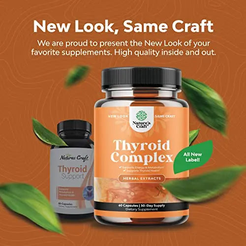 Pure Thyroid Support Supplement for Women - Thyroid Support for Weight Loss Mood Natures Craft Au supplements