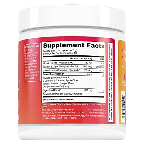 Detox Cleanse for Weight Loss and Belly Fat - Anti Bloat and Digestive Health Clean Gut Vitauthority Au supplements