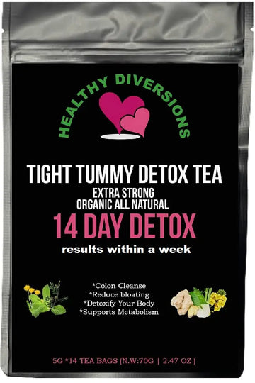 Healthy Diversions Tight Tummy Detox Tea, Extra Strength Results Within a Week Reduce Heath Secret Au supplements
