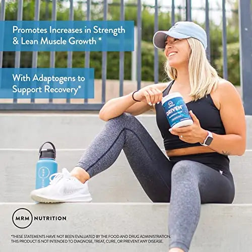 MRM Nutrition Driven Pre-Workout Powder | Strawberry Kiwi Flavored | 125mg Caffeine MRM Au supplements