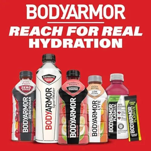 BODYARMOR LYTE Sports Drink Low-Calorie Sports Beverage, Berry Punch, Coconut BODYARMOR Au supplements
