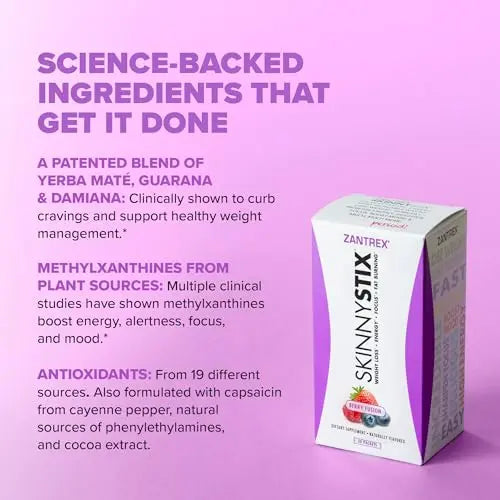 Zantrex SkinnyStix Energy Powder – Increase Energy, Heighten Focus, Boost Mood Zantrex Au supplements